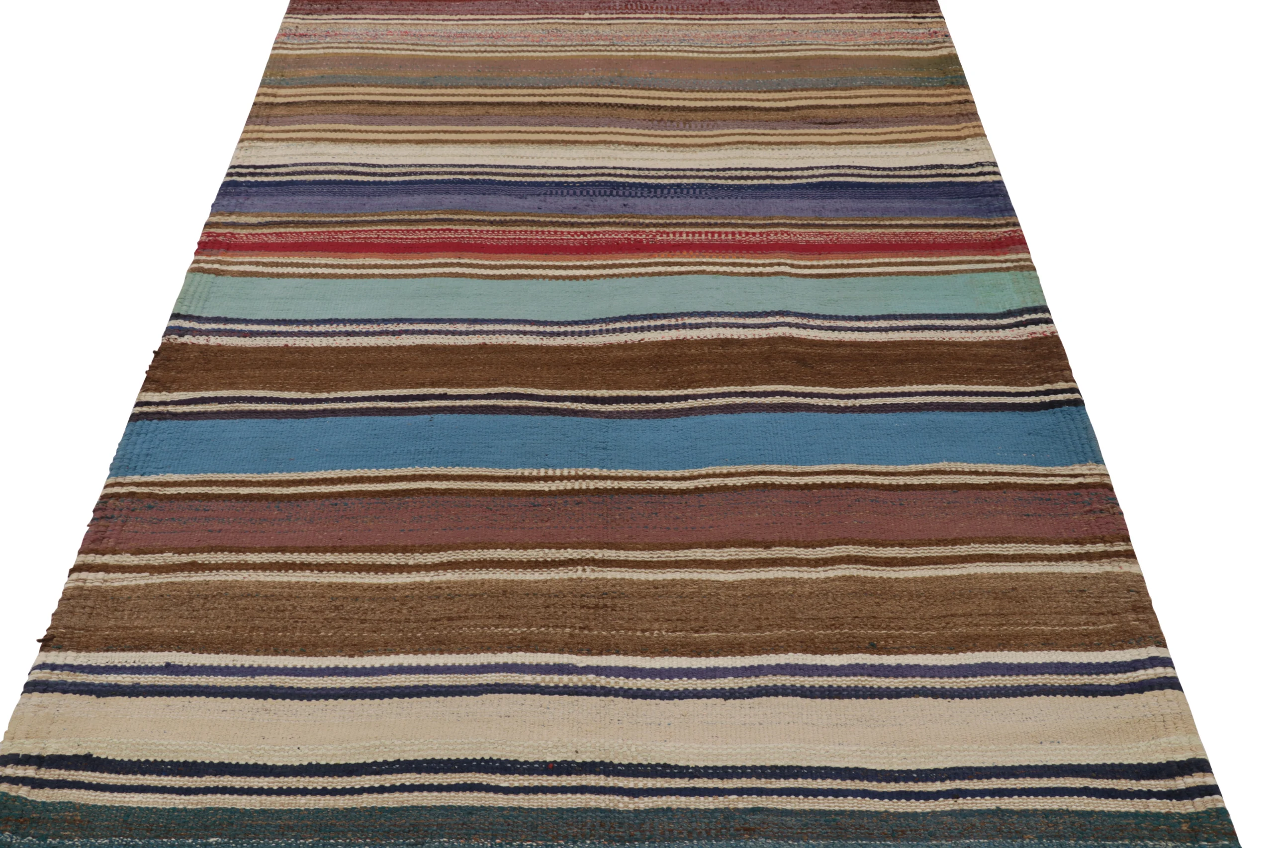 Vintage Shahsavan Striped Kilim