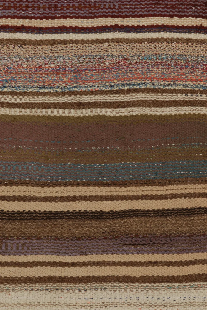 Vintage Shahsavan Striped Kilim