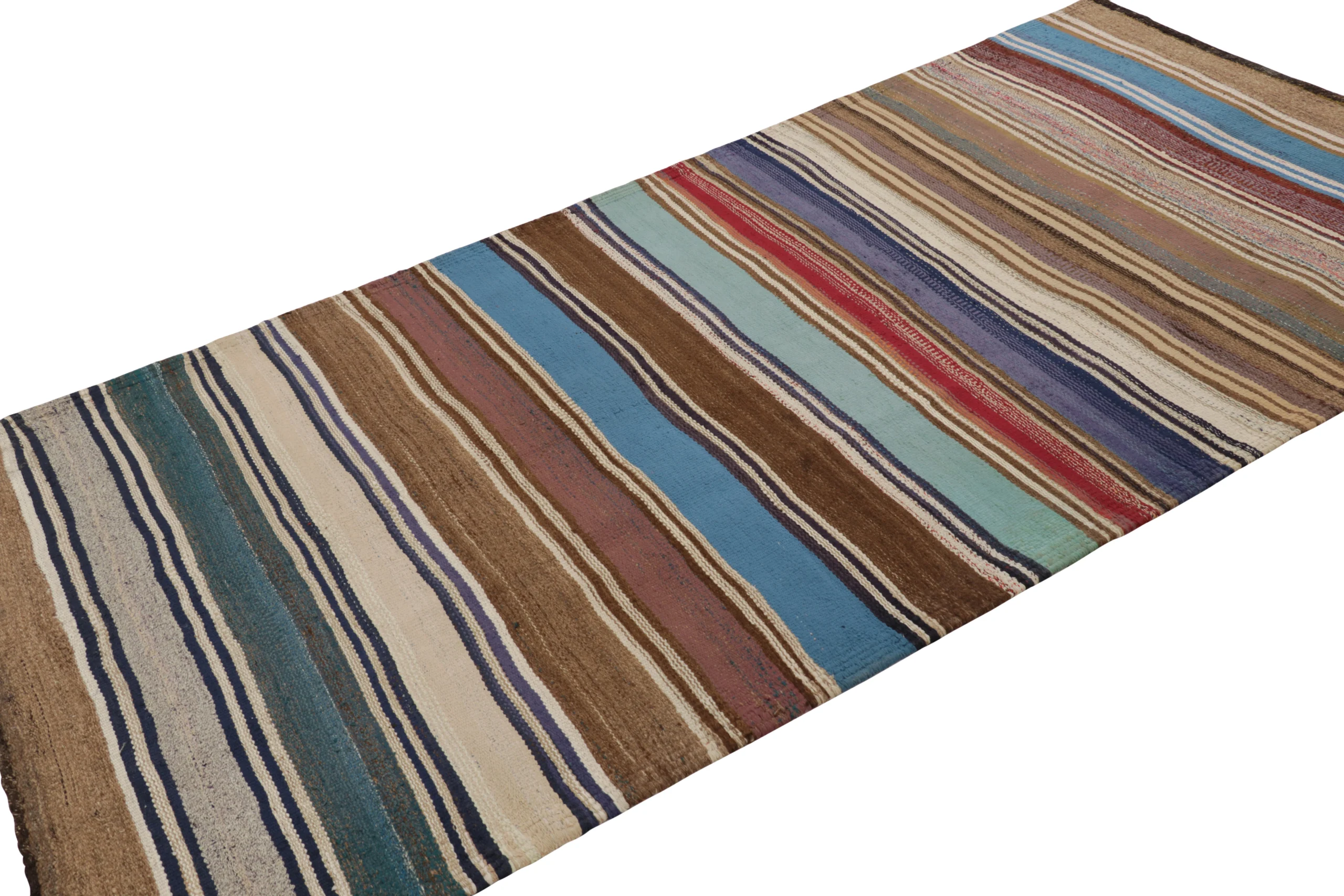 Vintage Shahsavan Striped Kilim