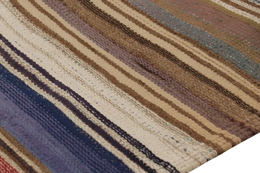 Vintage Shahsavan Striped Kilim