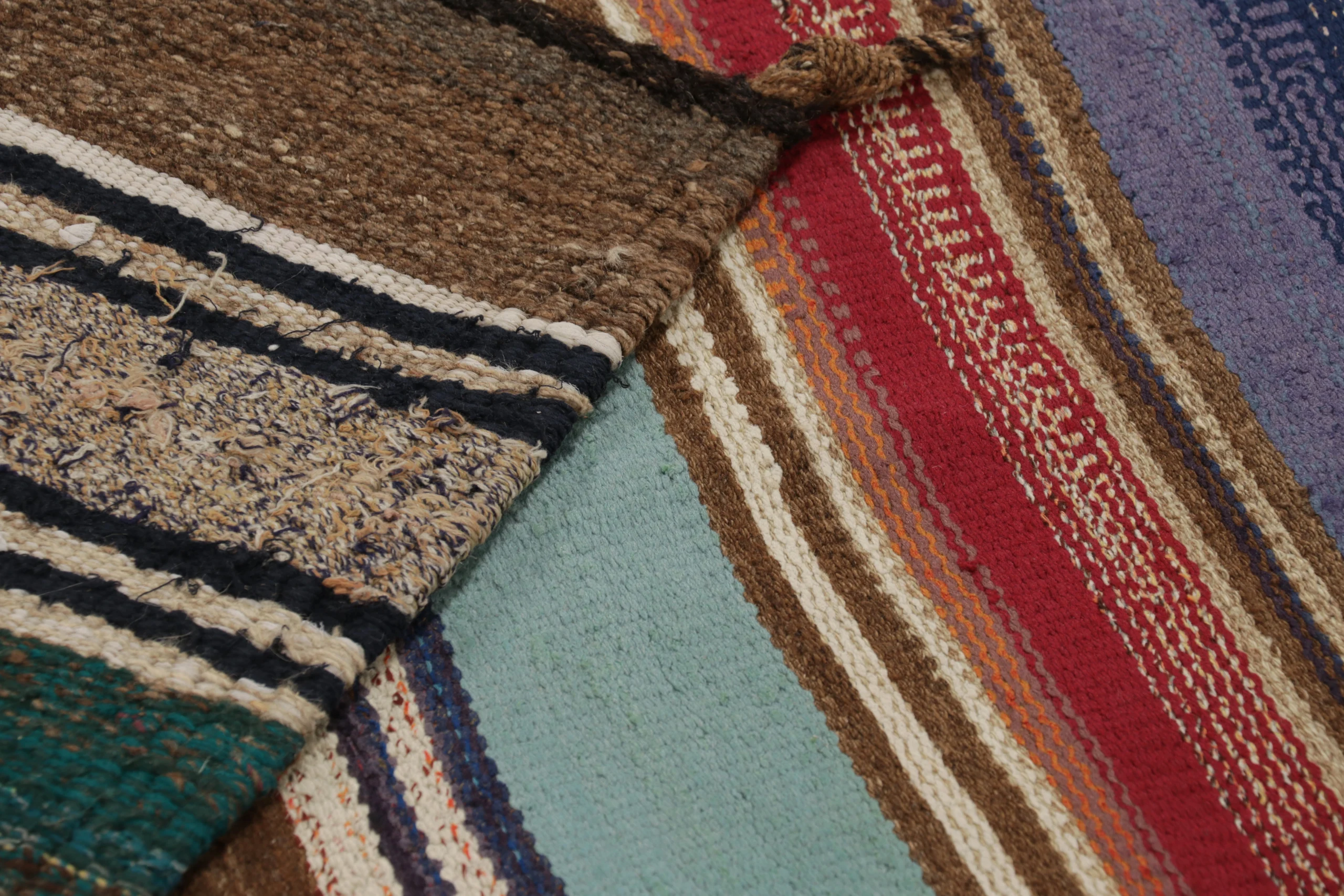 Vintage Shahsavan Striped Kilim