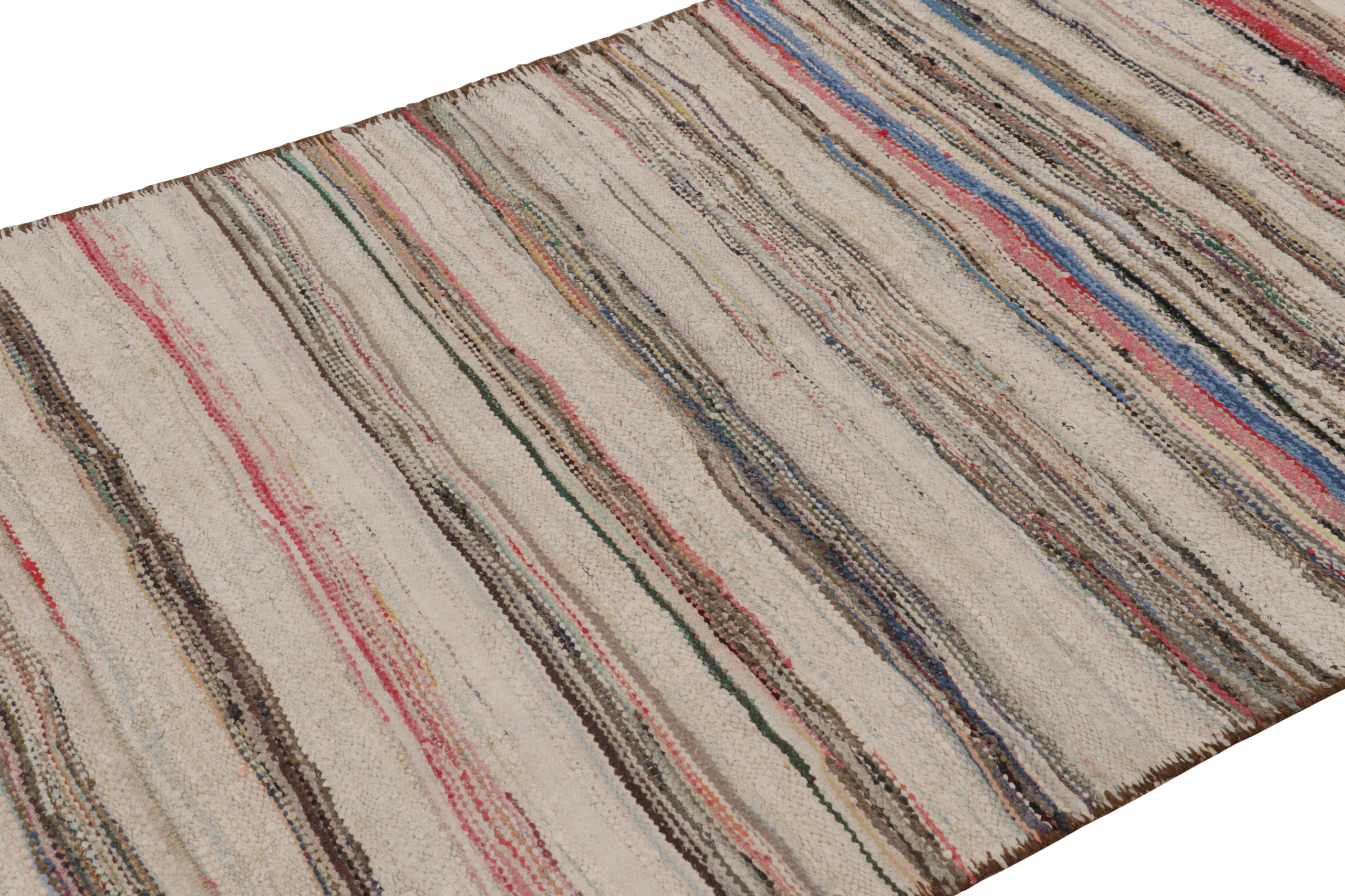 Vintage Shahsavan Striped Kilim