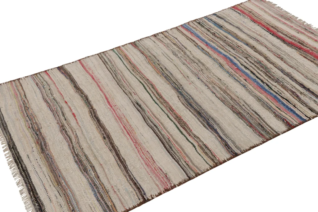 Vintage Shahsavan Striped Kilim