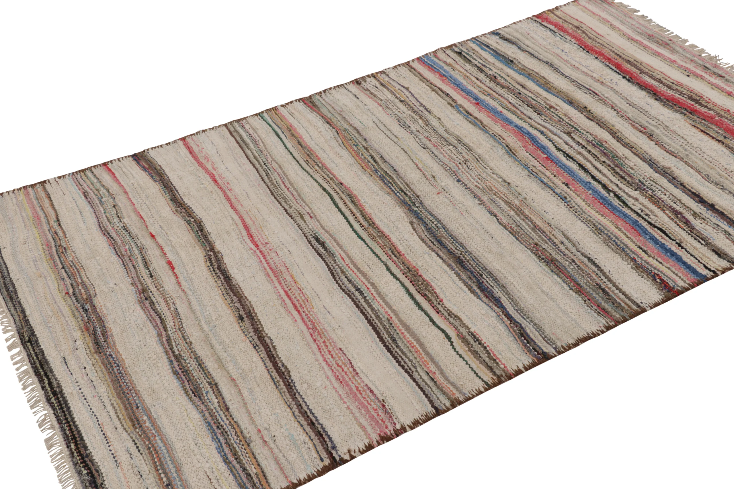 Vintage Shahsavan Striped Kilim