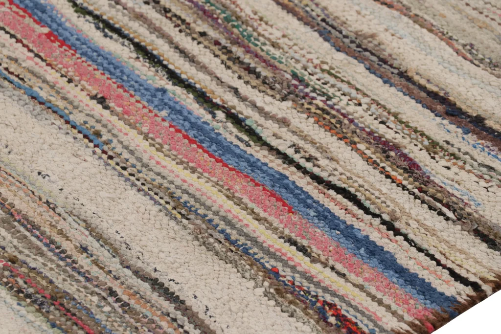Vintage Shahsavan Striped Kilim