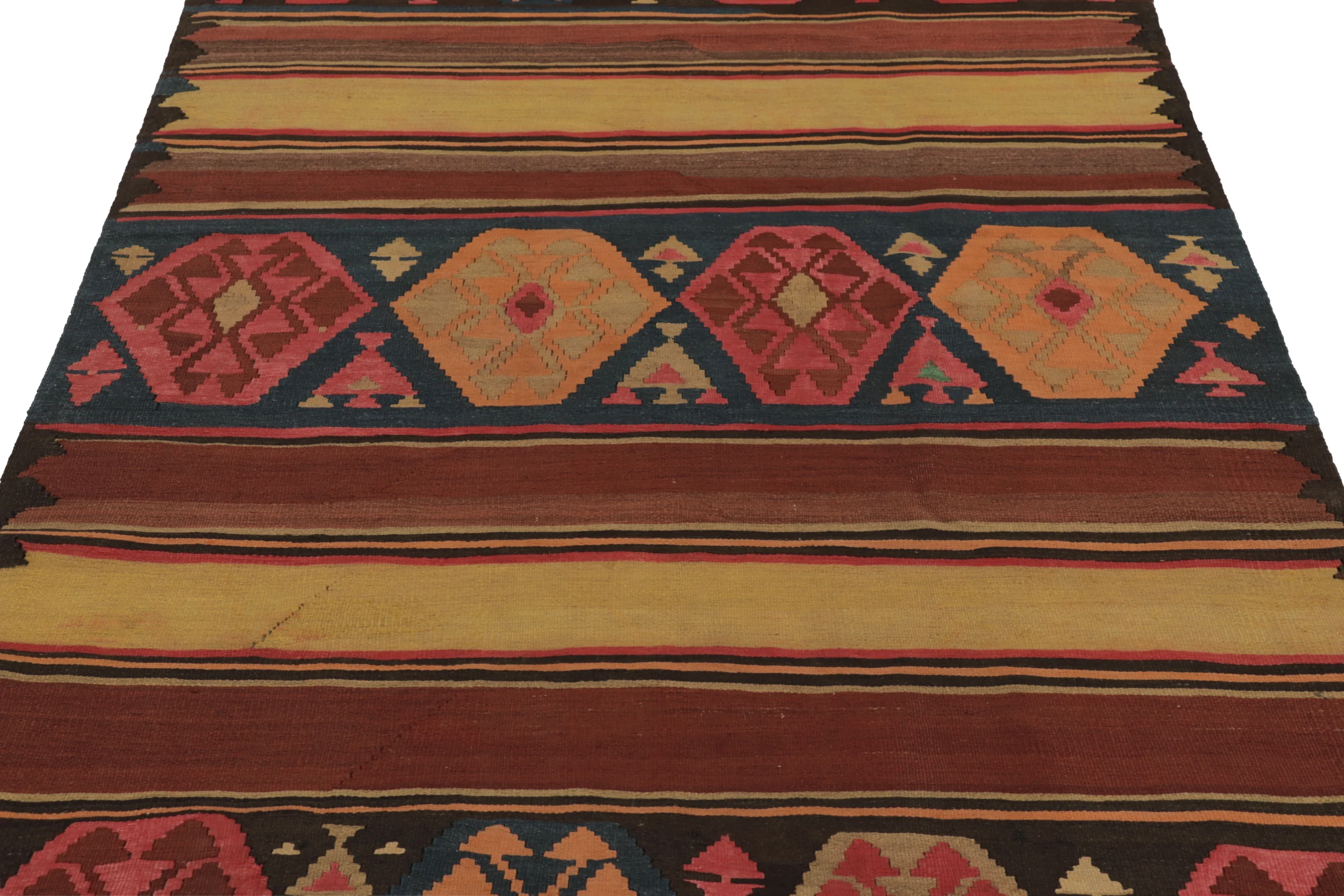 Vintage Shahsavan Dashte Moghan Geometric Kilim