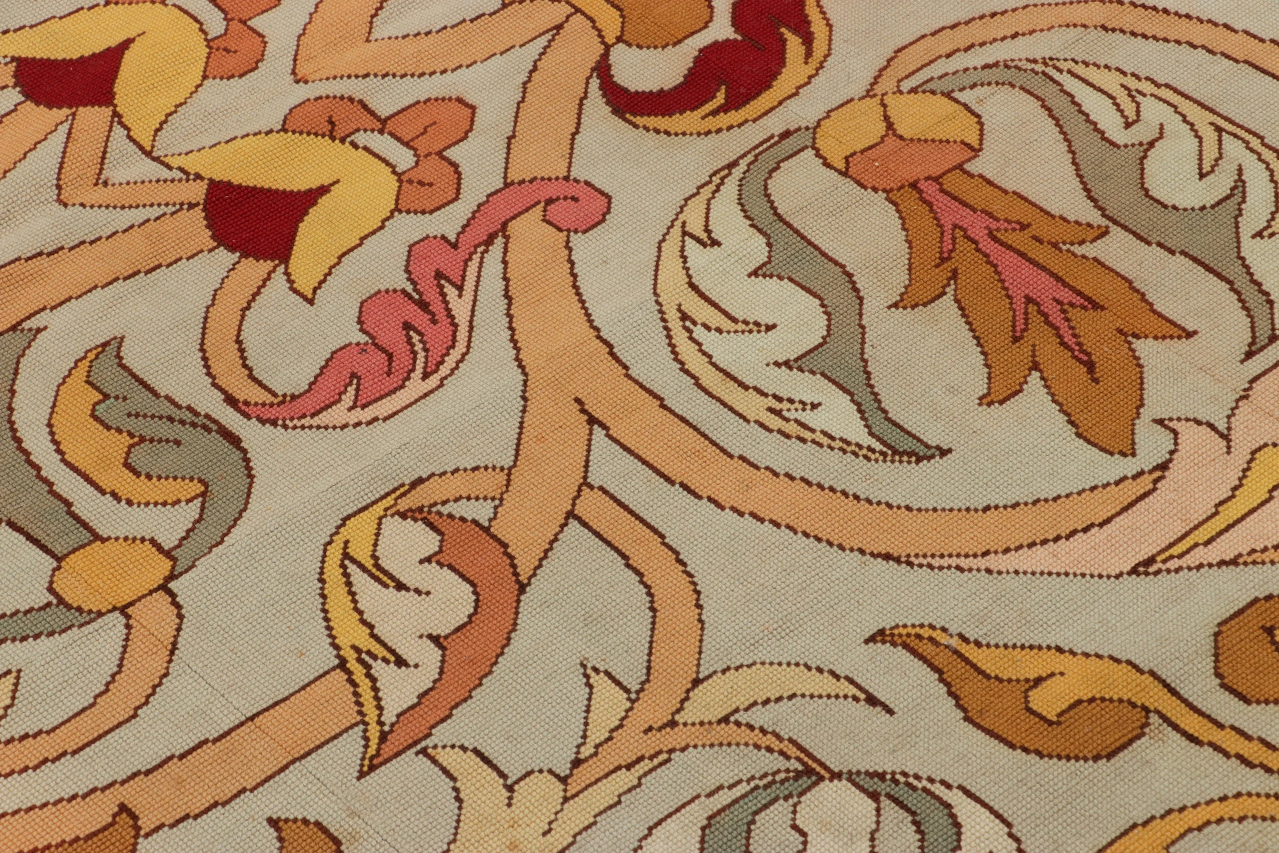Antique Portuguese Needlepoint Rug