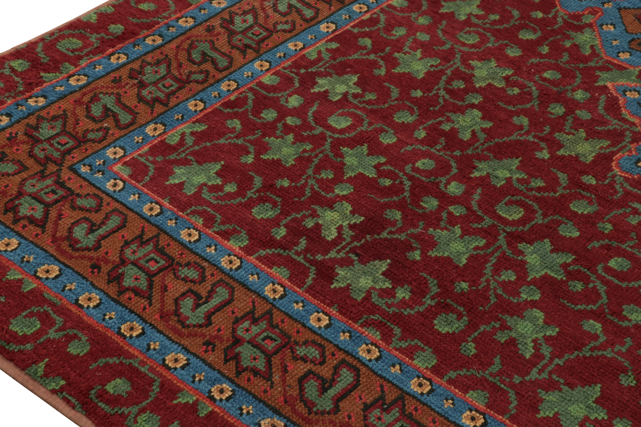 European Axminster Rug with Floral Patterns