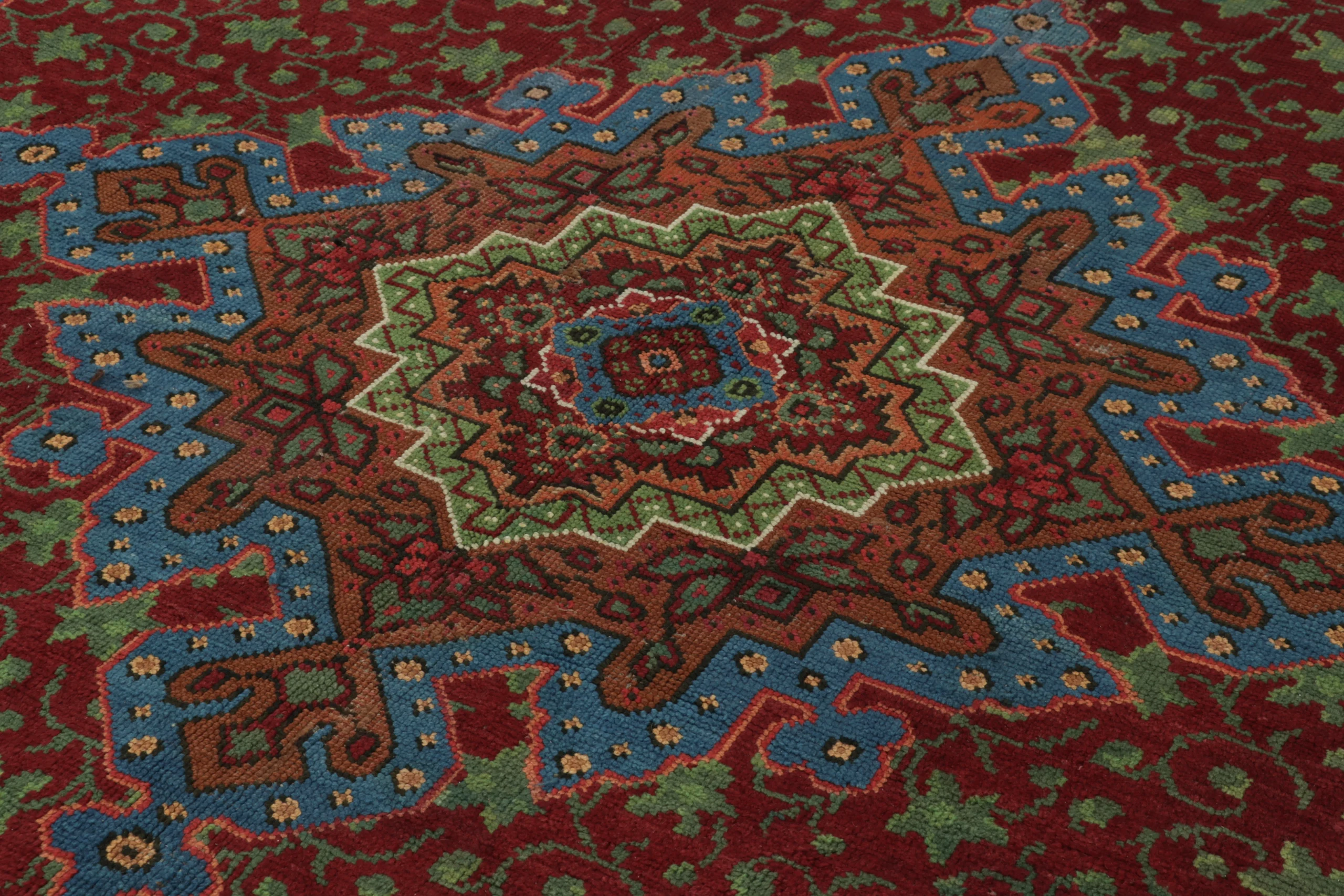 European Axminster Rug with Floral Patterns