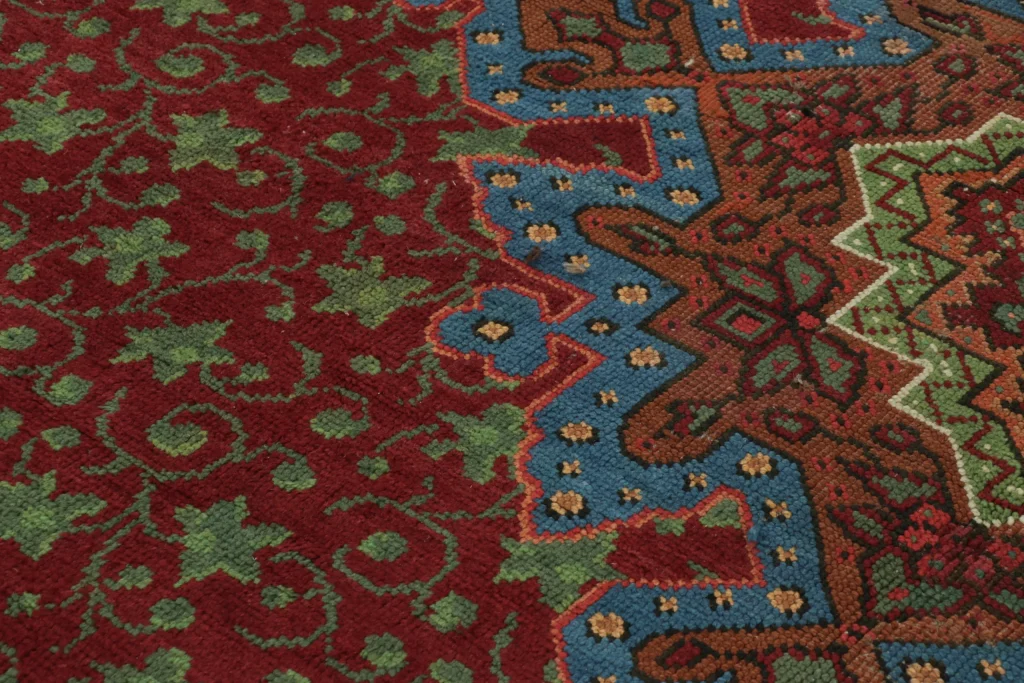 European Axminster Rug with Floral Patterns