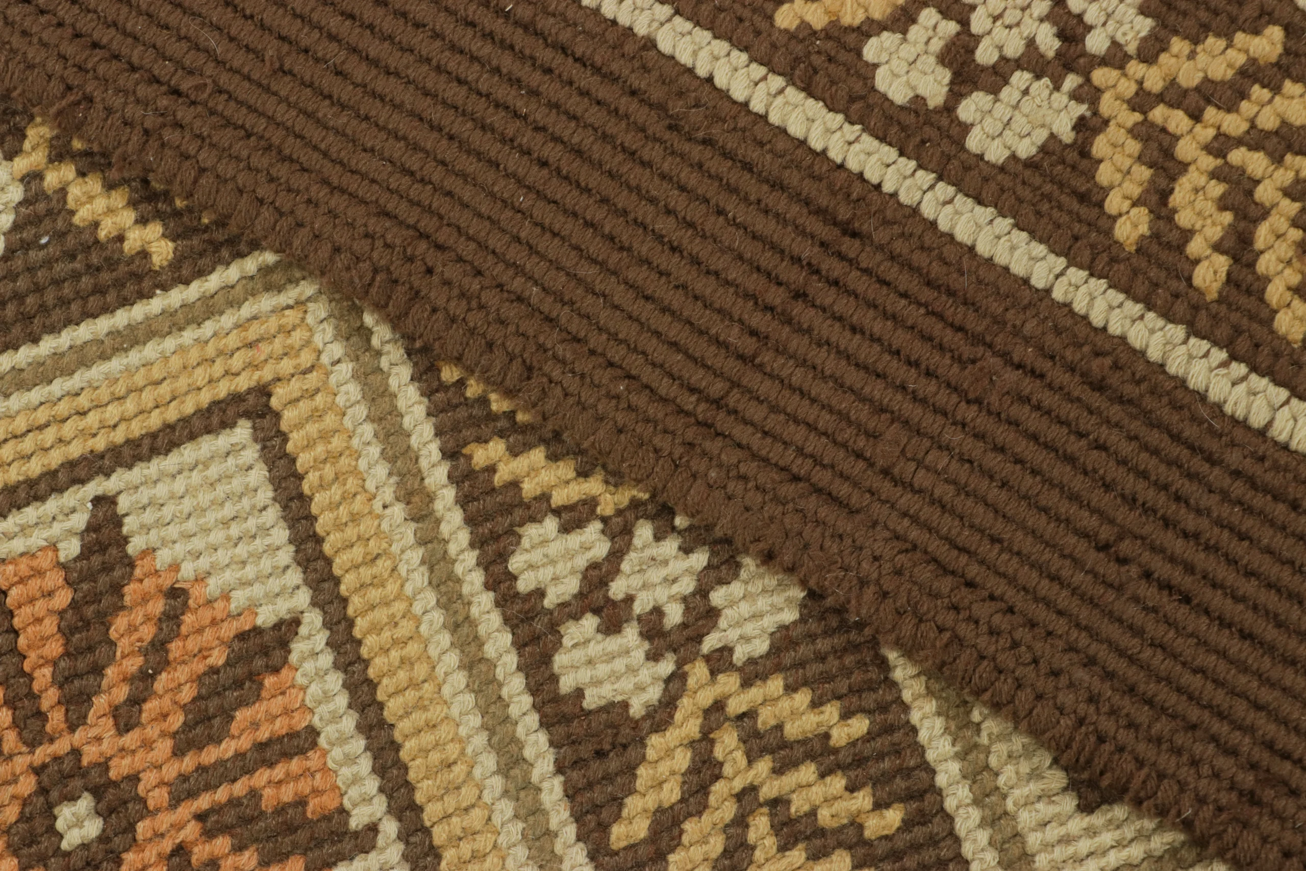 Antique Arraiolos Needlepoint Square Rug