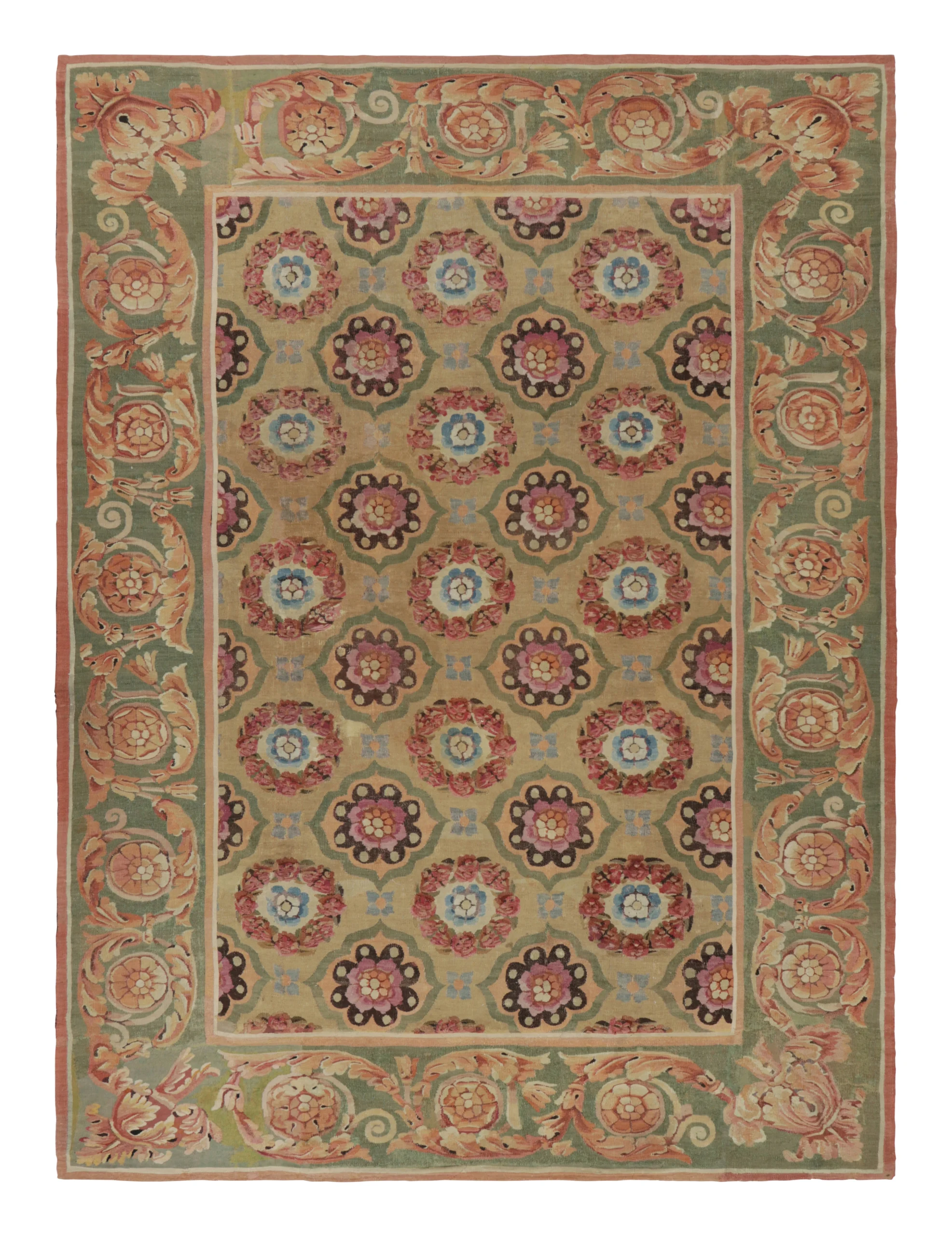 Antique Aubusson Rug