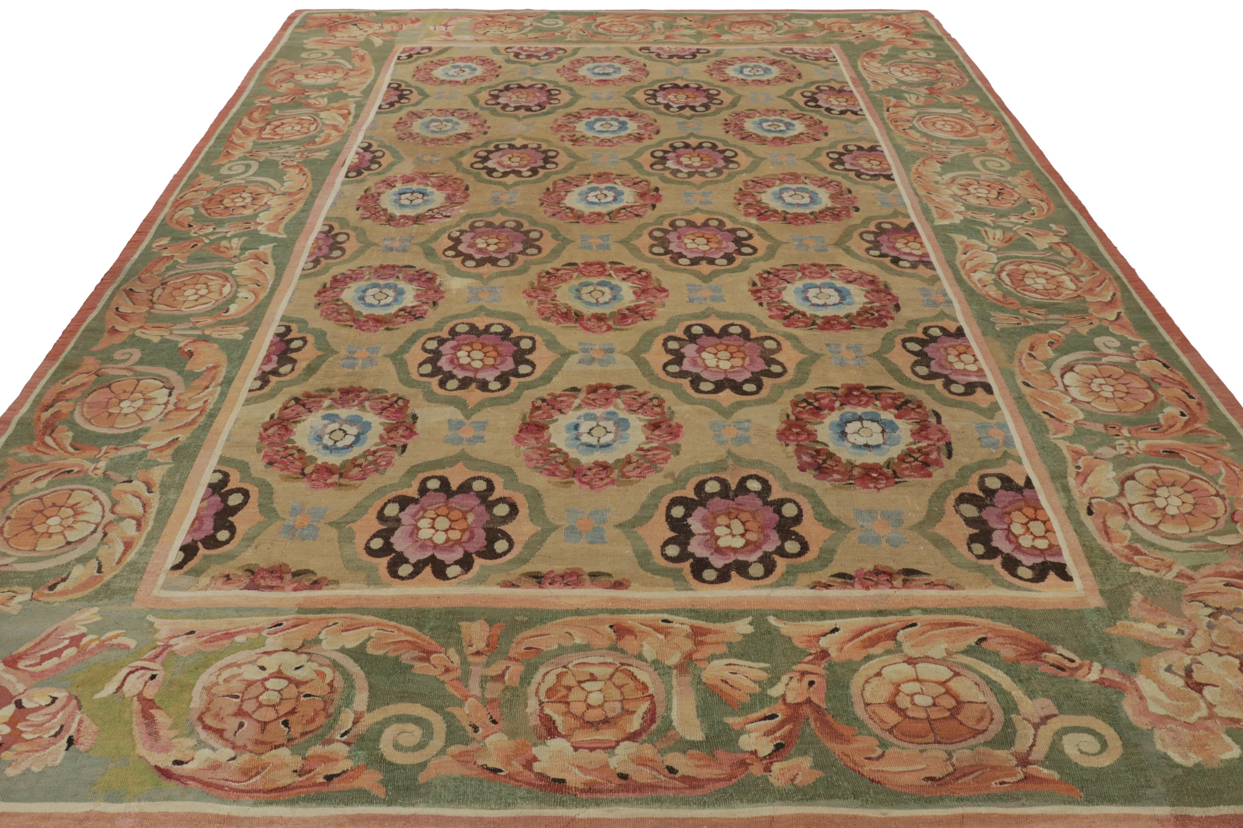 Antique Aubusson Rug