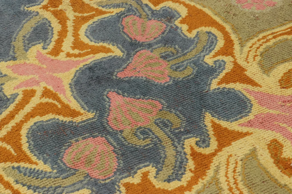 Oversized Antique Art Nouveau Rug