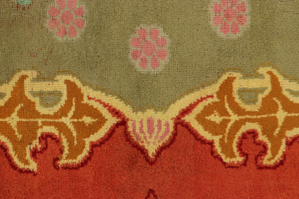 Oversized Antique Art Nouveau Rug