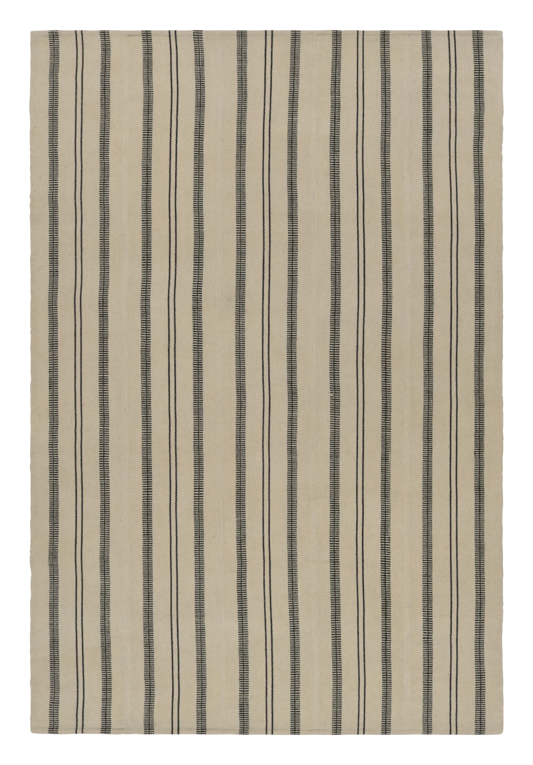 Vintage Kurd Bidjar Striped Kilim