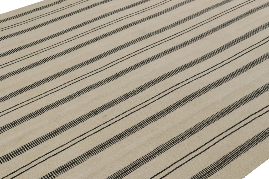 Vintage Kurd Bidjar Striped Kilim