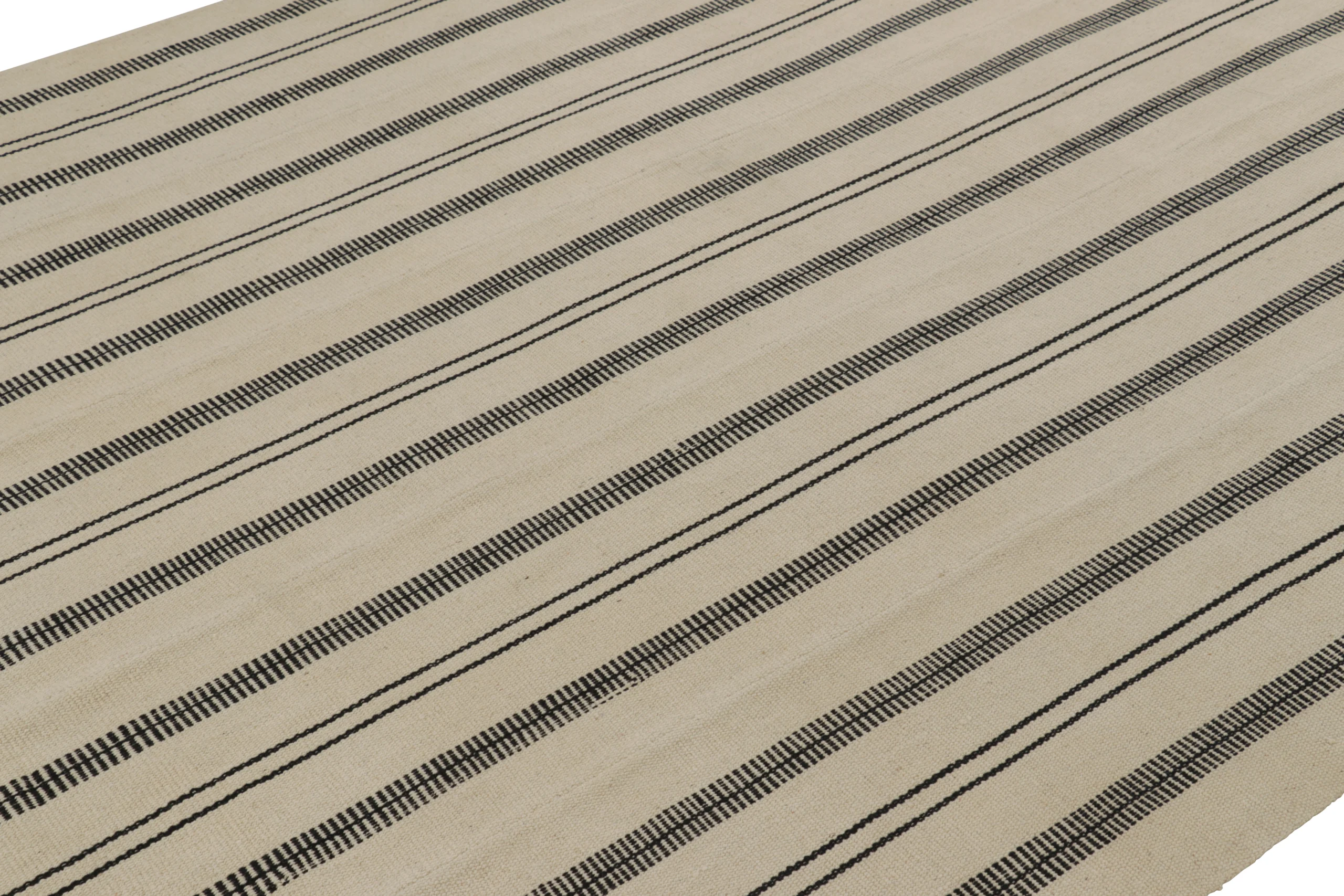 Vintage Kurd Bidjar Striped Kilim