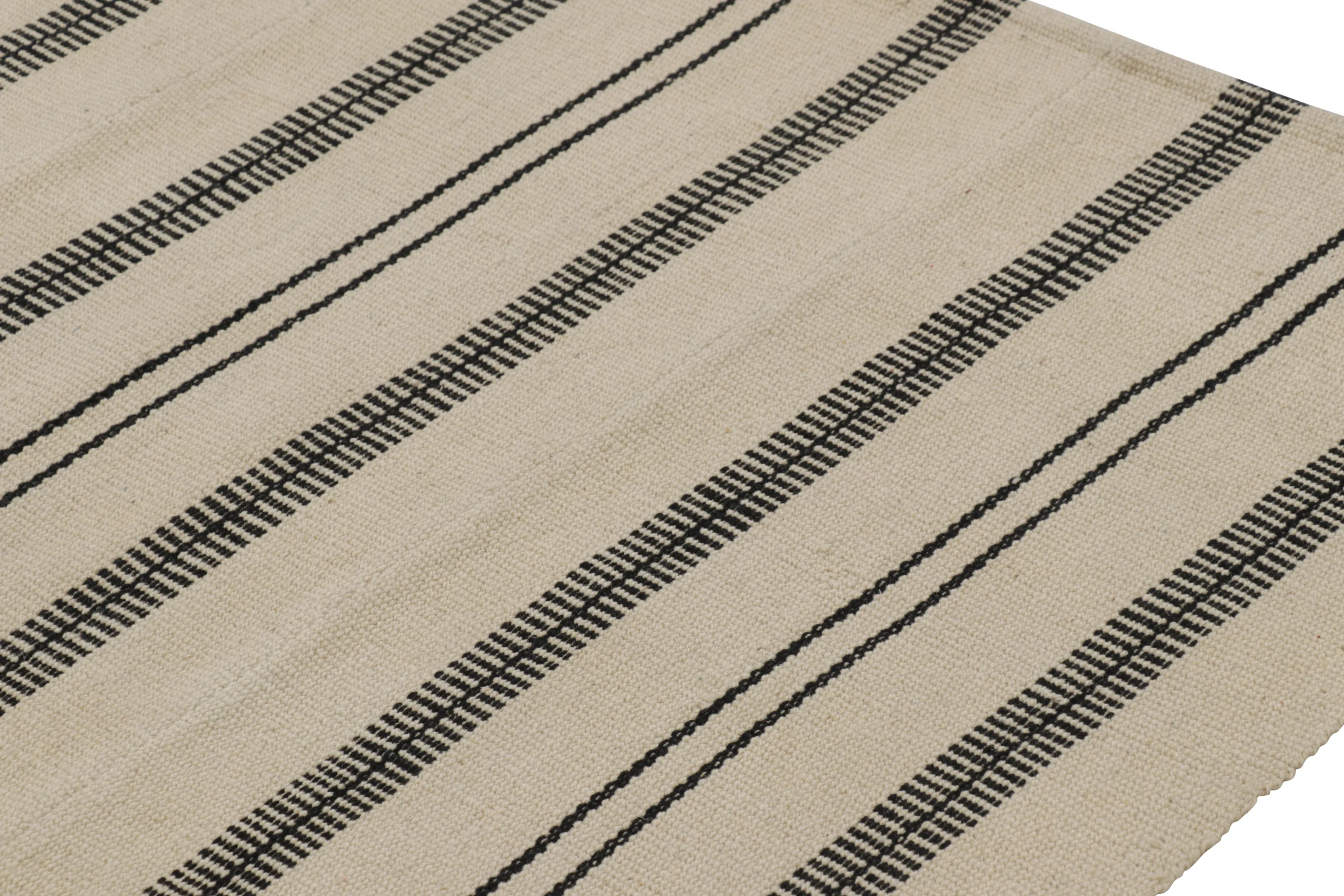 Vintage Kurd Bidjar Striped Kilim