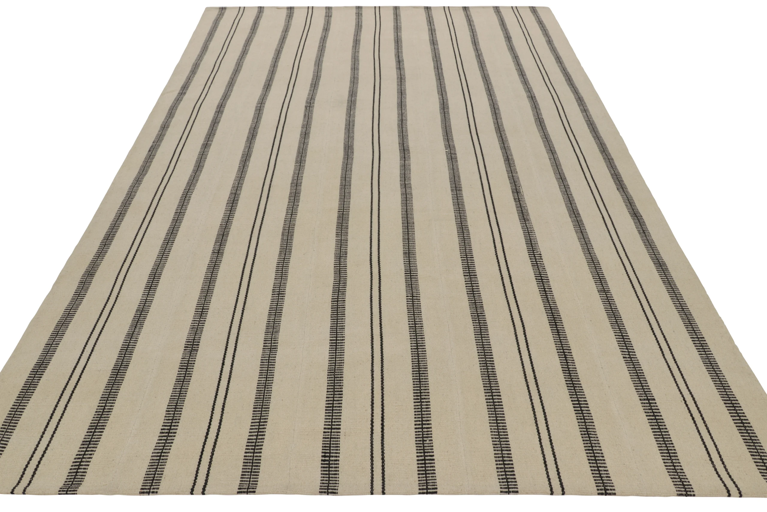 Vintage Kurd Bidjar Striped Kilim