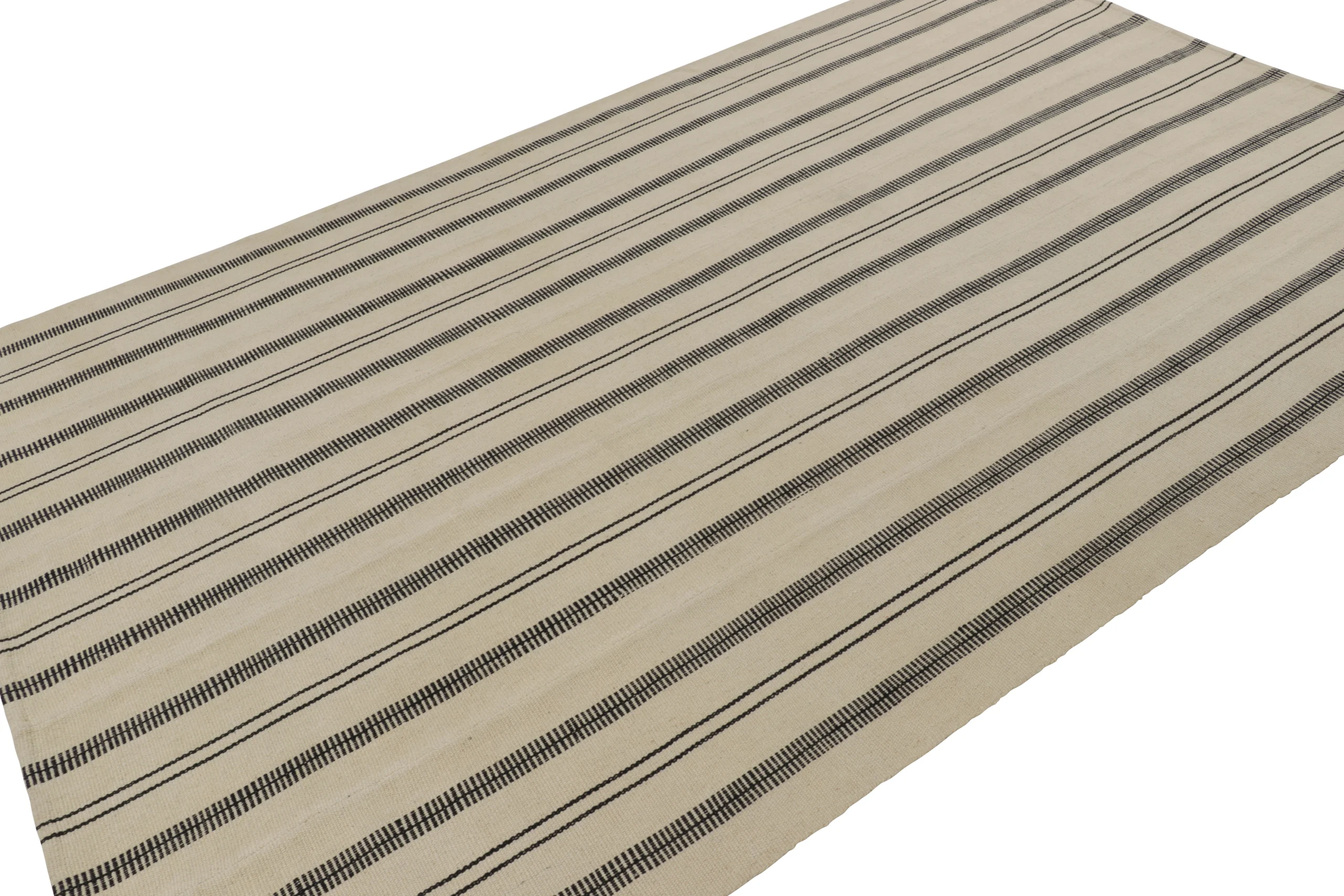 Vintage Kurd Bidjar Striped Kilim