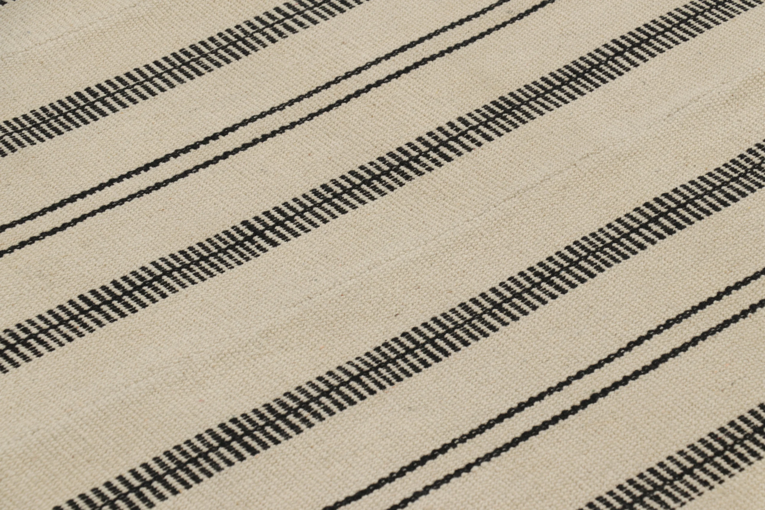 Vintage Kurd Bidjar Striped Kilim