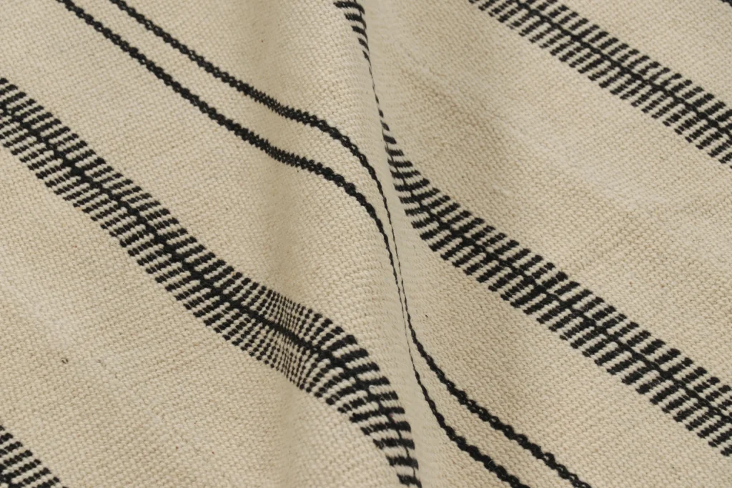 Vintage Kurd Bidjar Striped Kilim