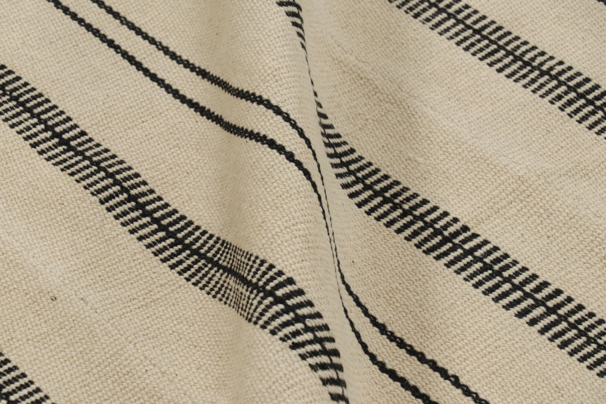 Vintage Kurd Bidjar Striped Kilim