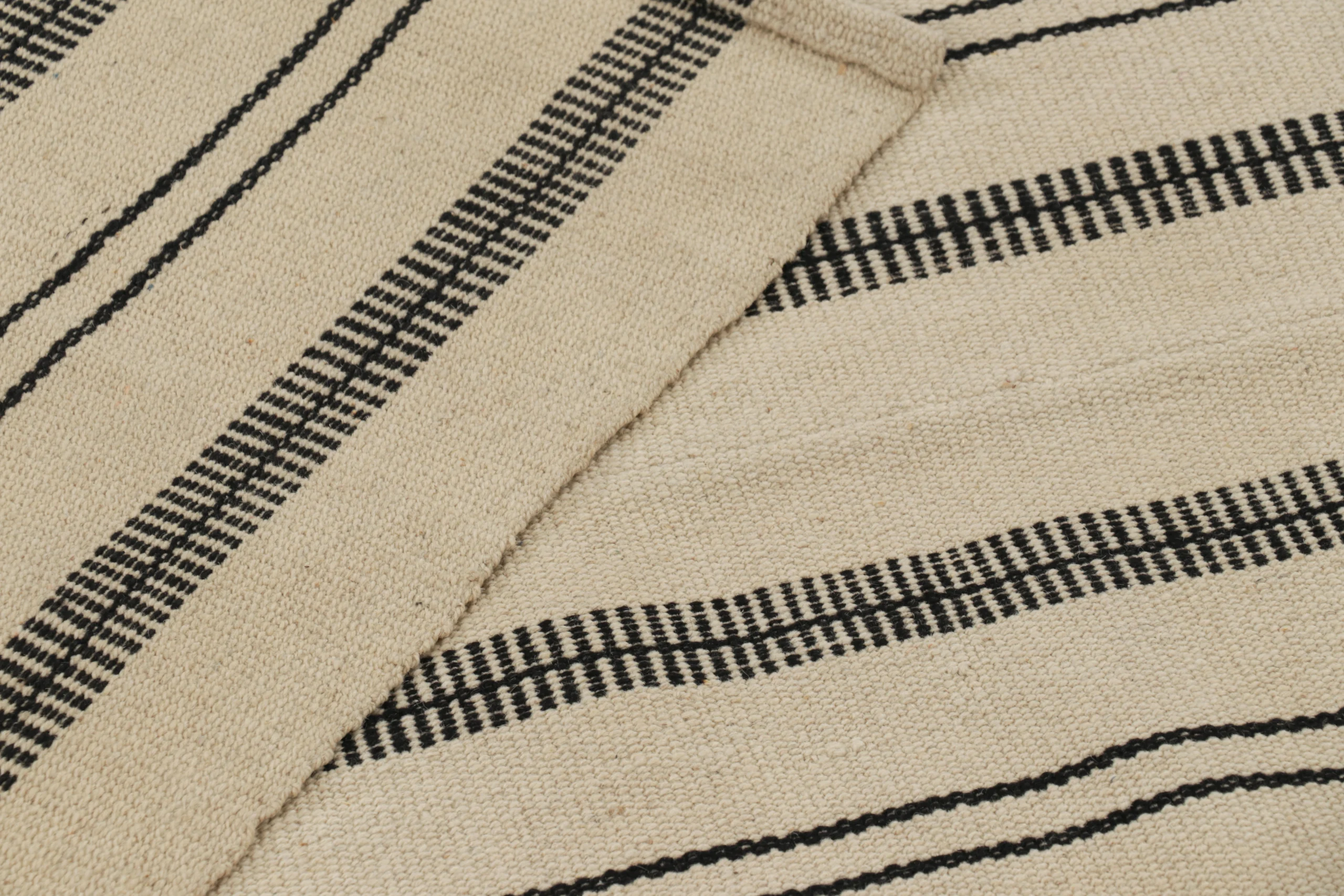 Vintage Kurd Bidjar Striped Kilim