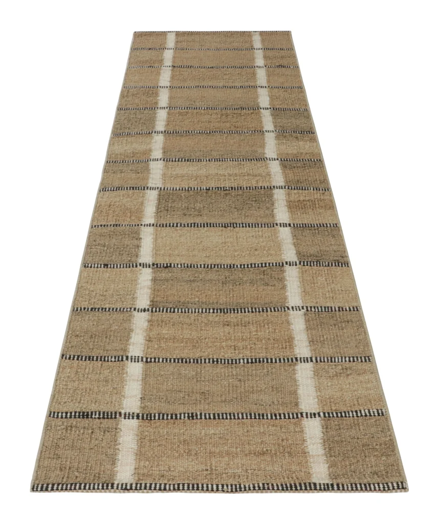 Scandinavian Striped Runner Kilim
