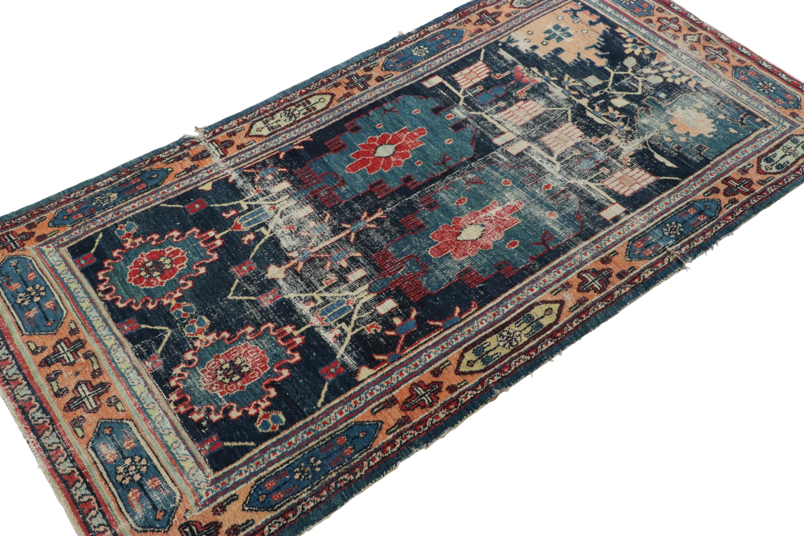Antique Doroksh Geometric Runner Rug