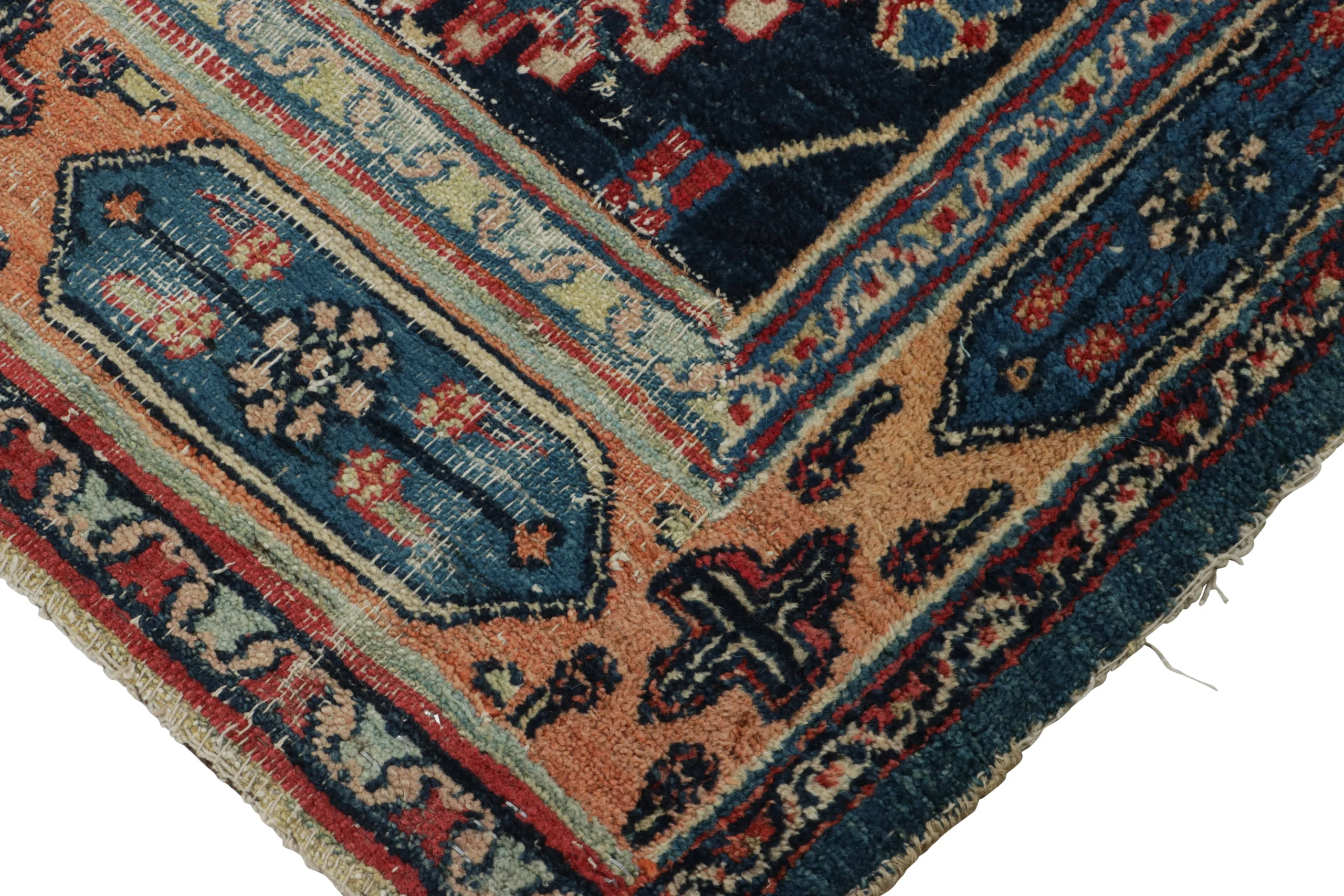 Antique Doroksh Geometric Runner Rug