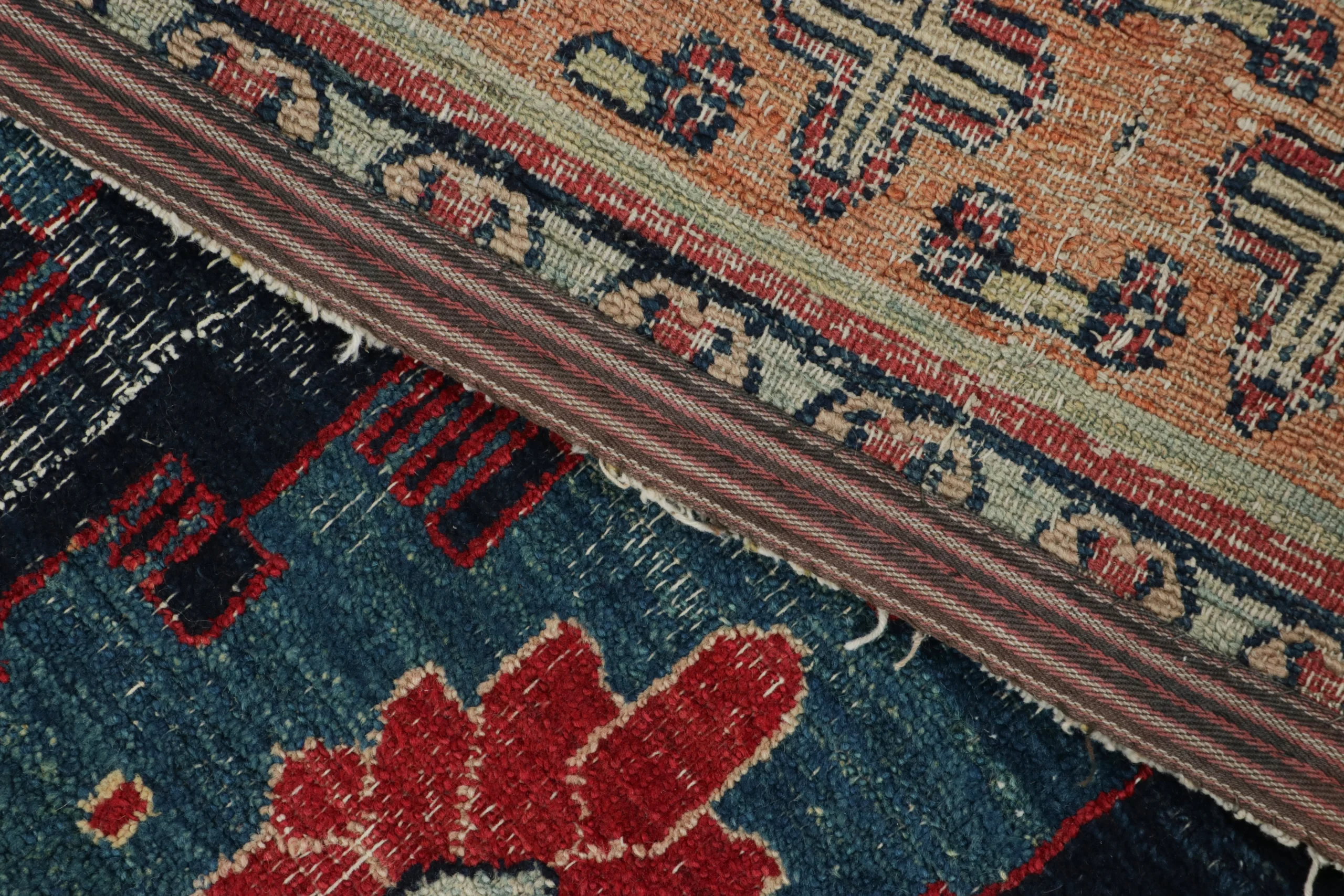 Antique Doroksh Geometric Runner Rug