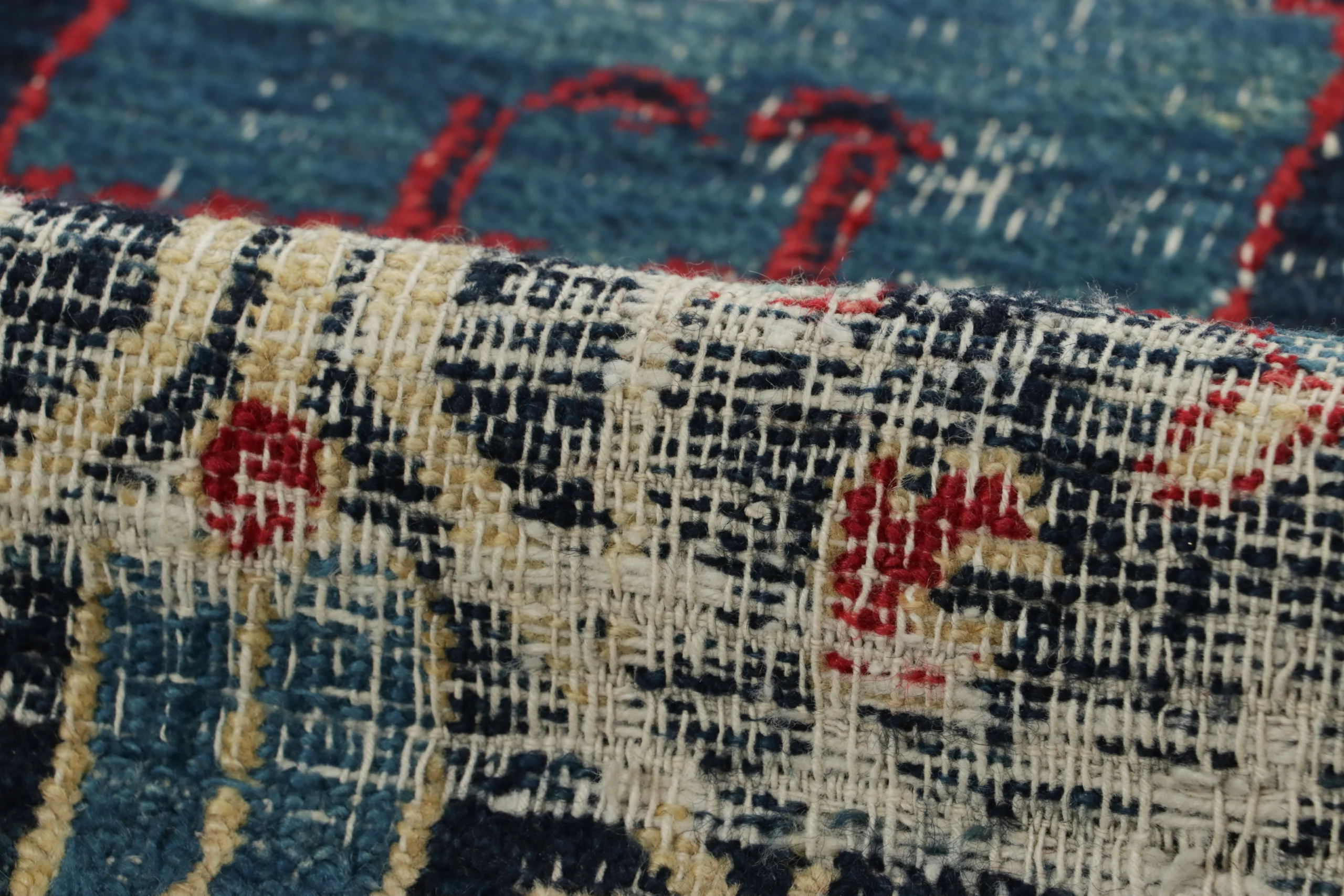 Antique Doroksh Geometric Runner Rug
