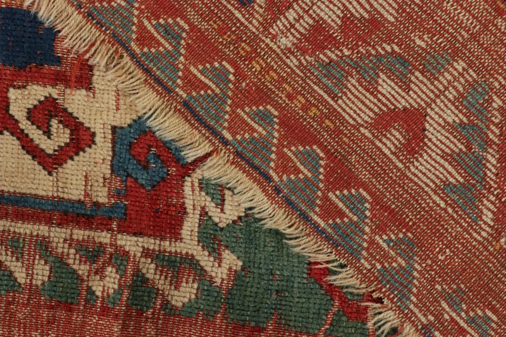 Antique Kazak Medallion Tribal Rug