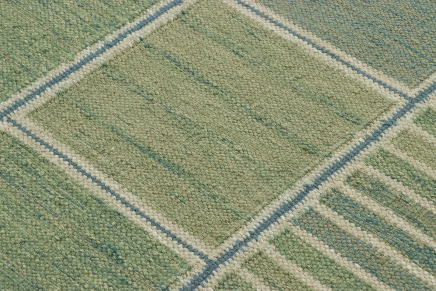 Vintage Heriz Striped Kilim
