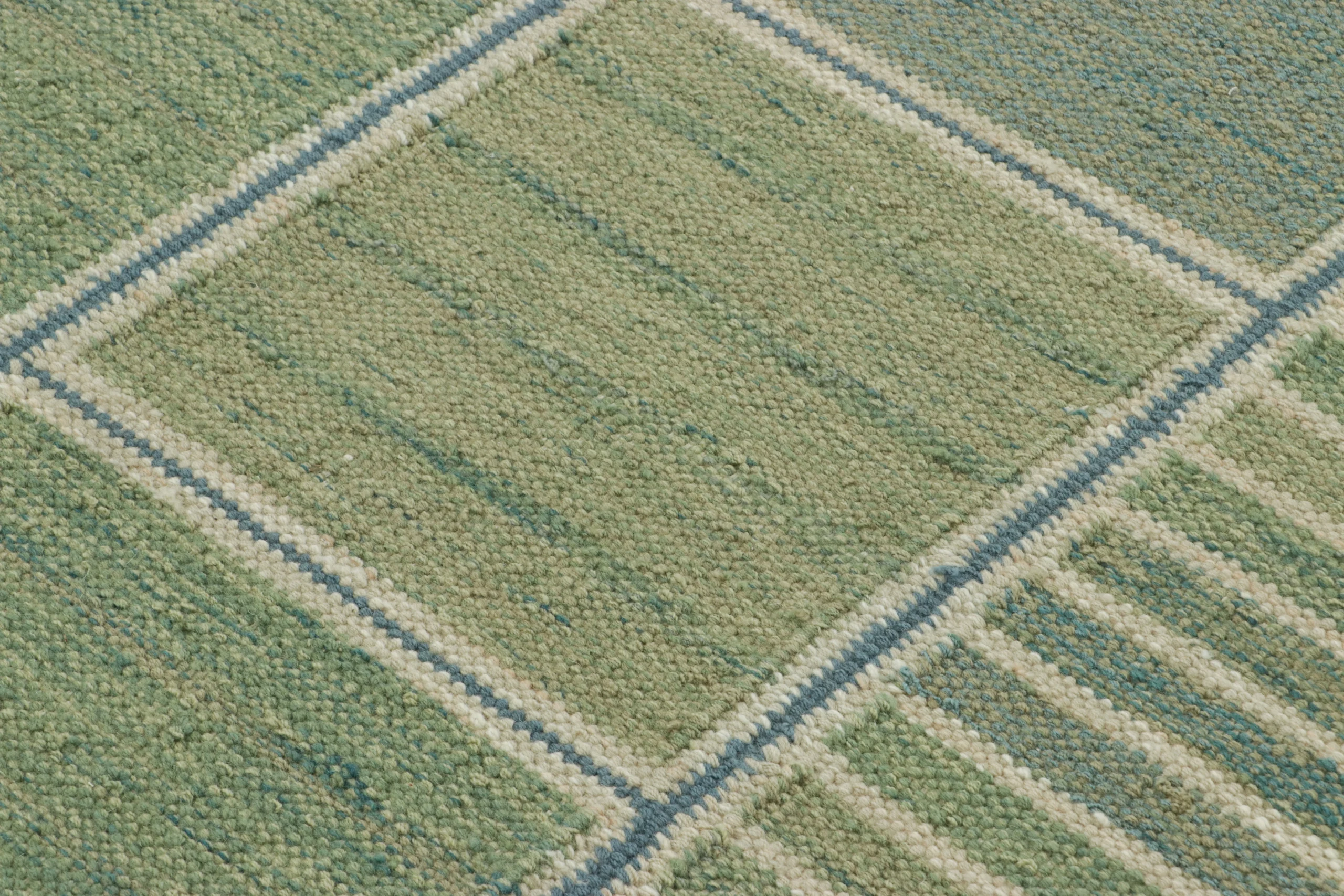 Vintage Heriz Striped Kilim