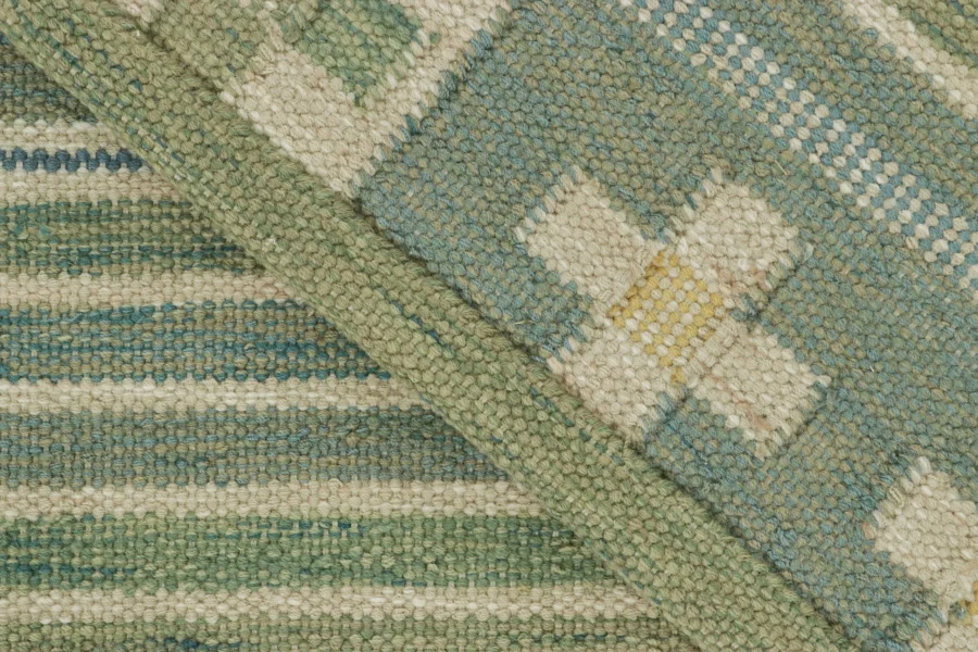 Vintage Heriz Striped Kilim