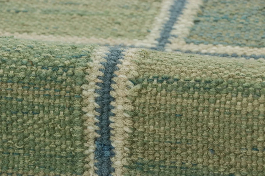 Vintage Heriz Striped Kilim