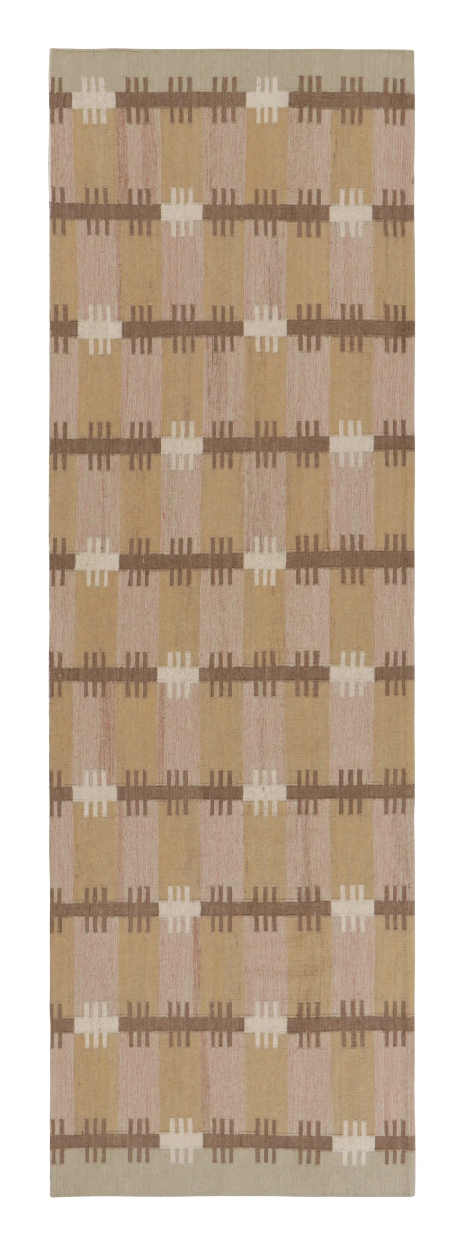 Scandinavian Geometric Runner Rug