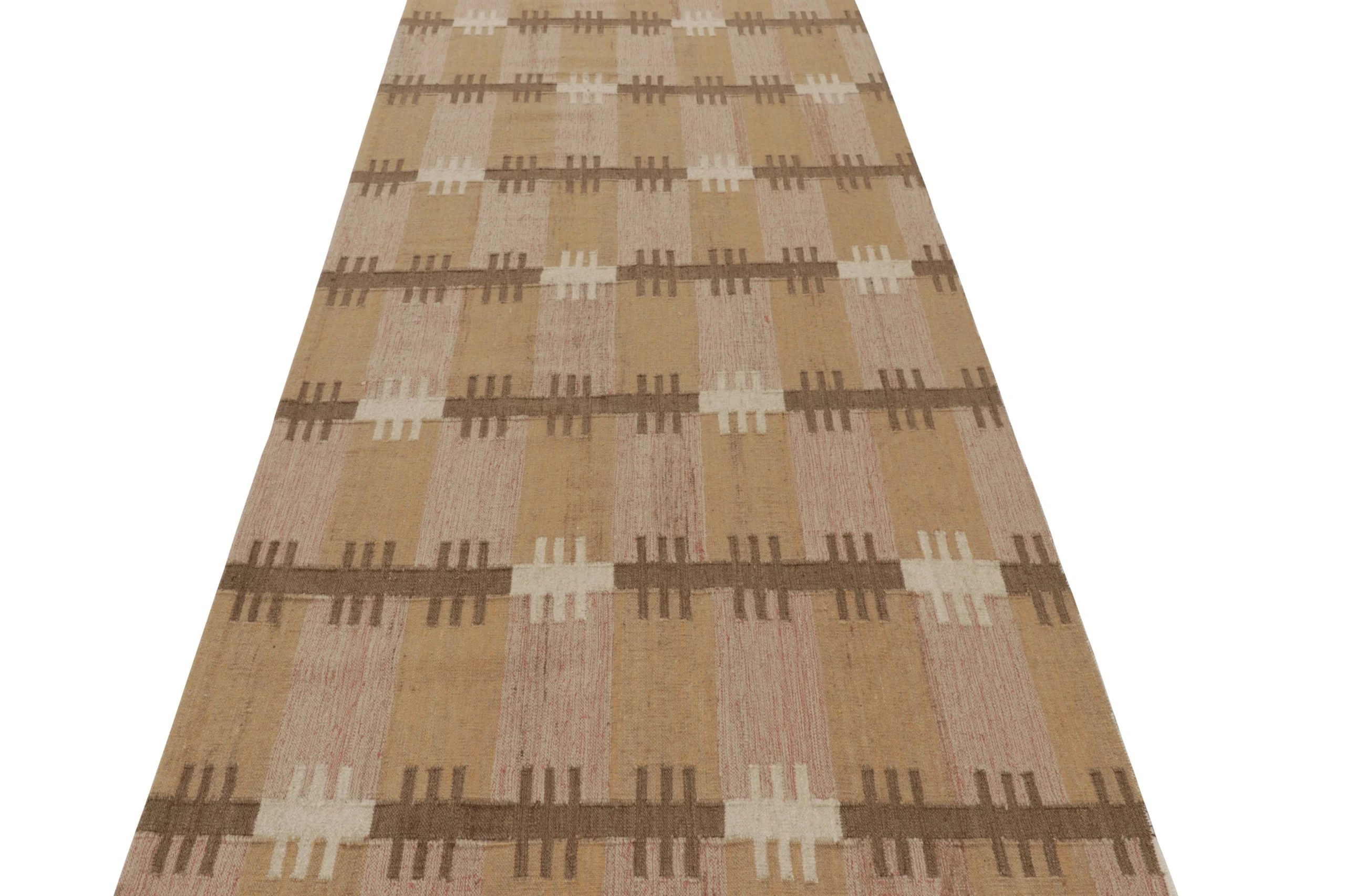Scandinavian Geometric Runner Rug