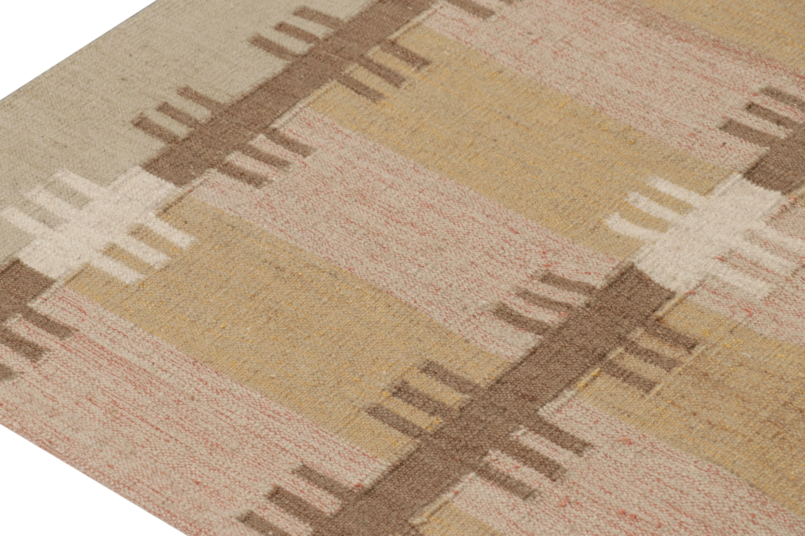 Scandinavian Geometric Runner Rug