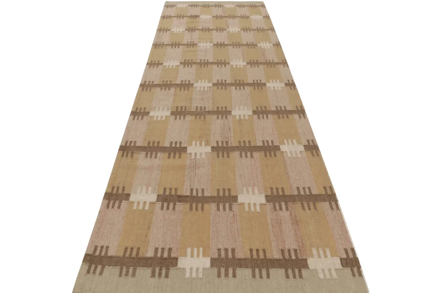 Scandinavian Geometric Runner Rug