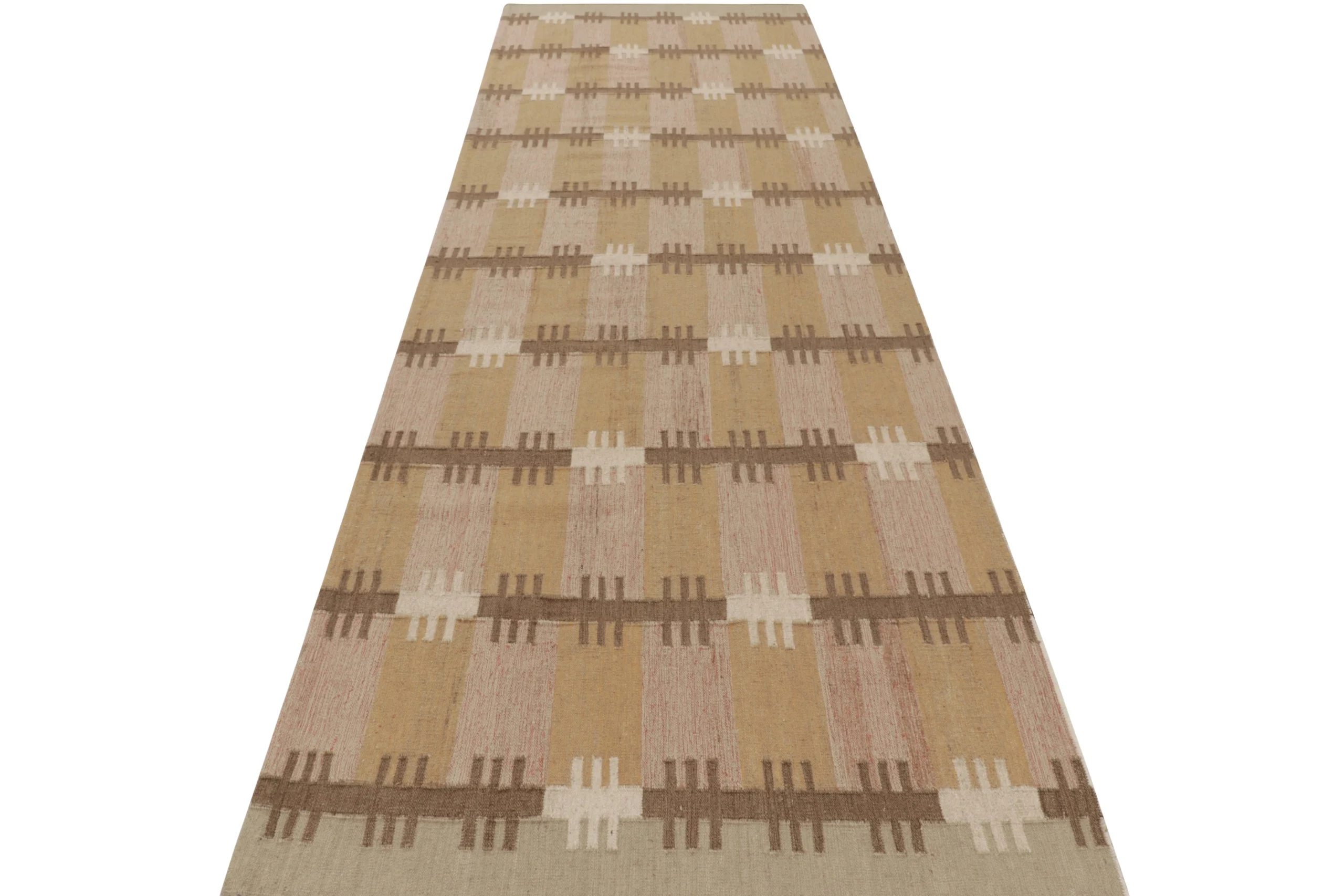 Scandinavian Geometric Runner Rug