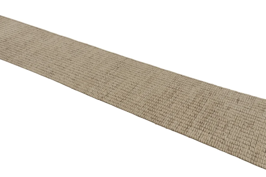 Modern Textural Geometric Runner Rug