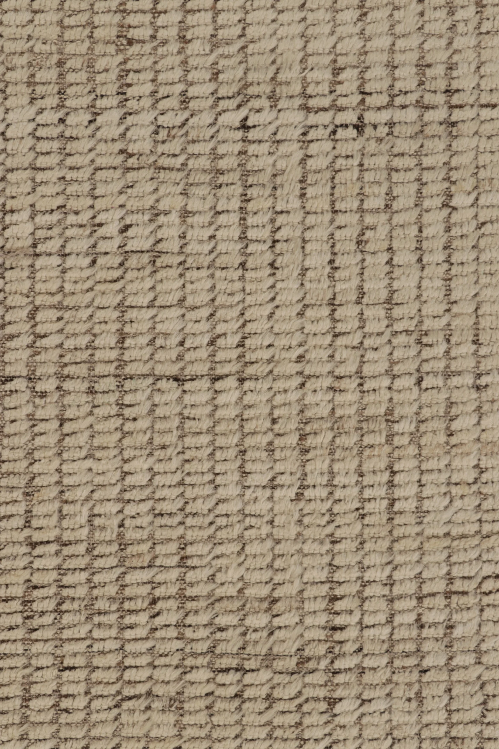 Modern Textural Geometric Runner Rug