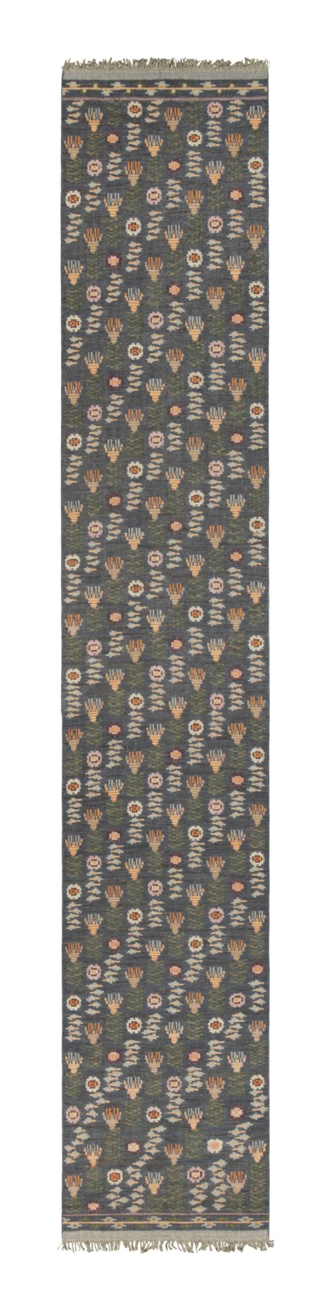 Modern Extra-Long Custom Scandinavian Runner Flatweave