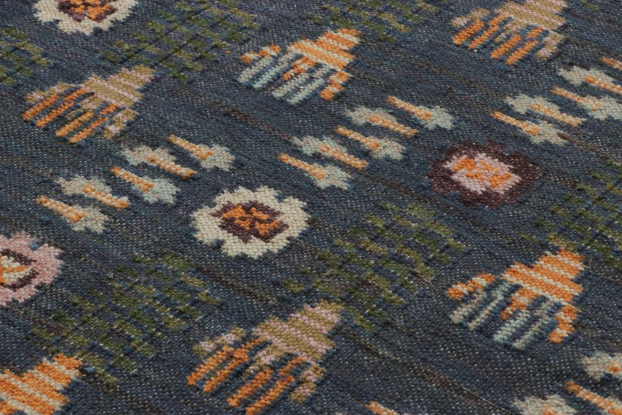 Modern Extra-Long Custom Scandinavian Runner Flatweave