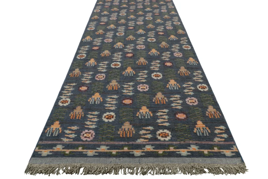 Modern Extra-Long Custom Scandinavian Runner Flatweave