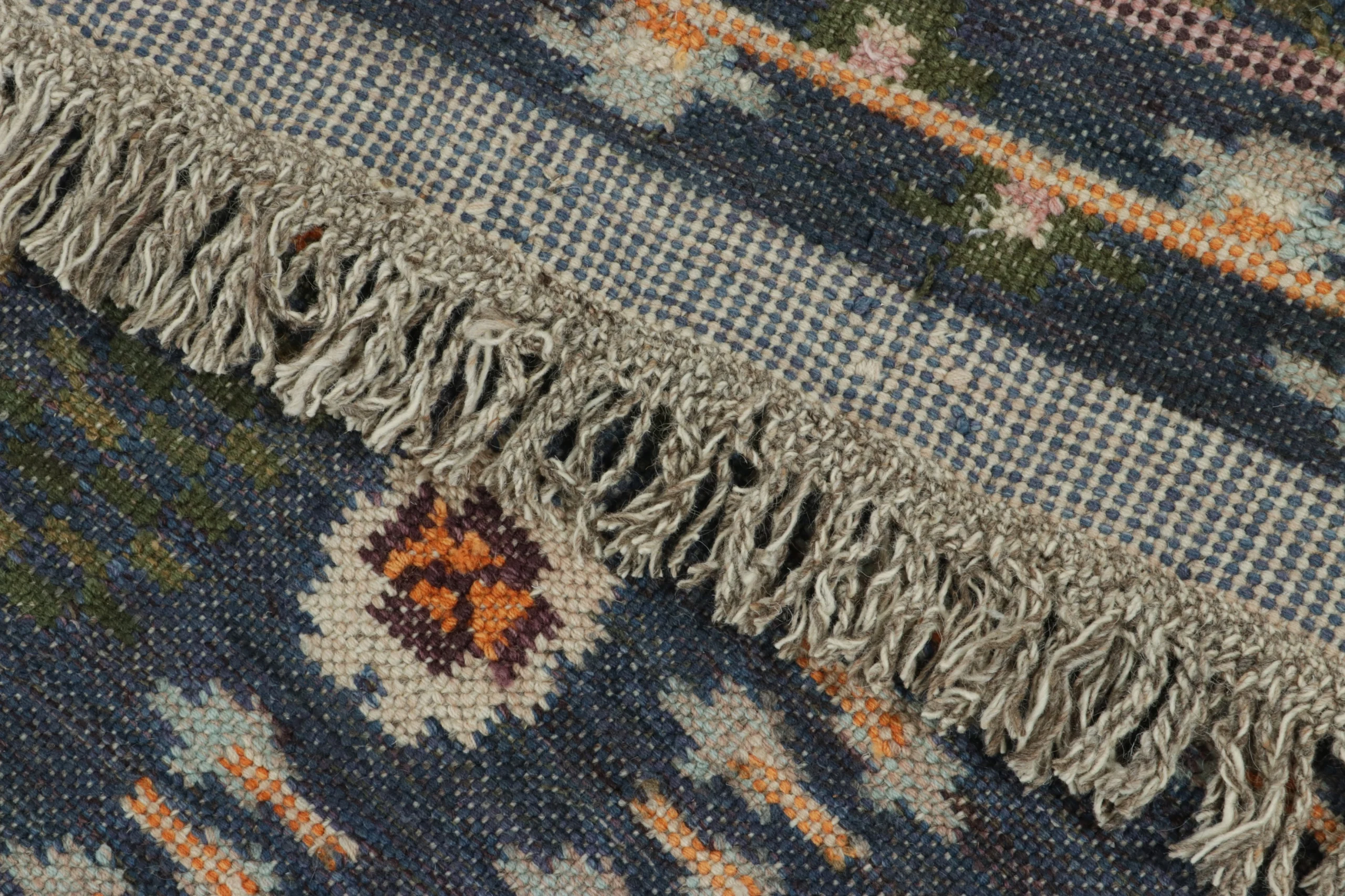 Modern Extra-Long Custom Scandinavian Runner Flatweave